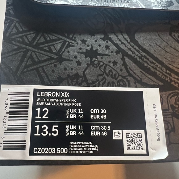 Lebron XIX DJ Bron Size 12 - Picture 13 of 13